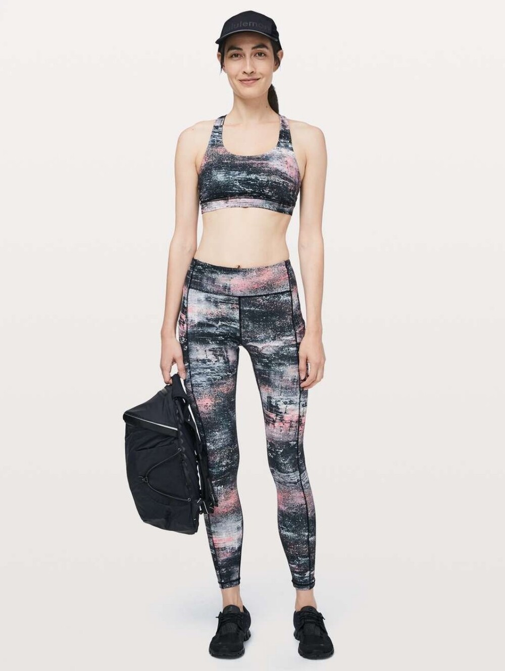 Lululemon Speed Up Tight-Azurite Poppy Coral Multi - Picture 3 of 16
